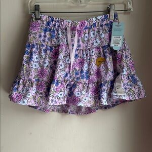 Kids Floral Pink Skirt